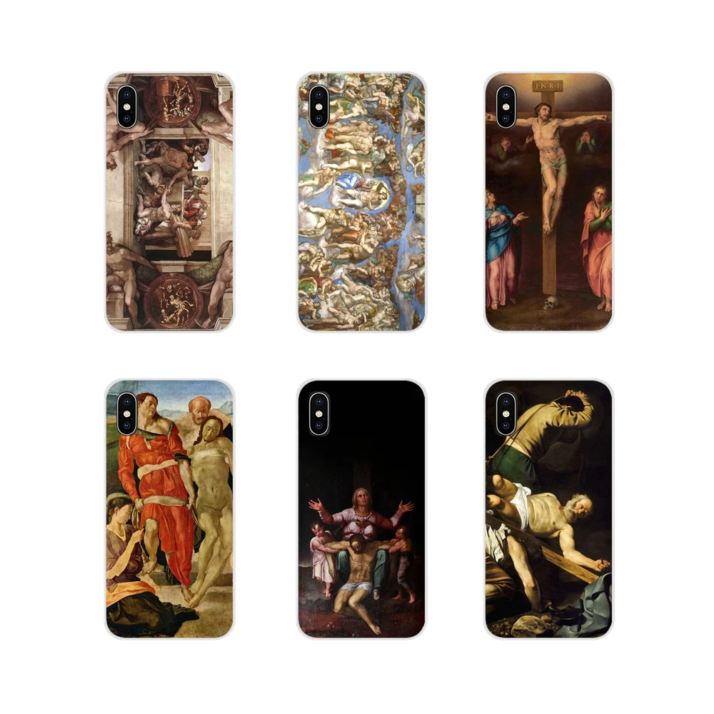 Модный чехол для телефона Huawei G7 G8 P8 P9 P10 P20 P30 Lite Mini Pro P Smart Plus 2017 2018 2019 Michelangelo Buonarroti