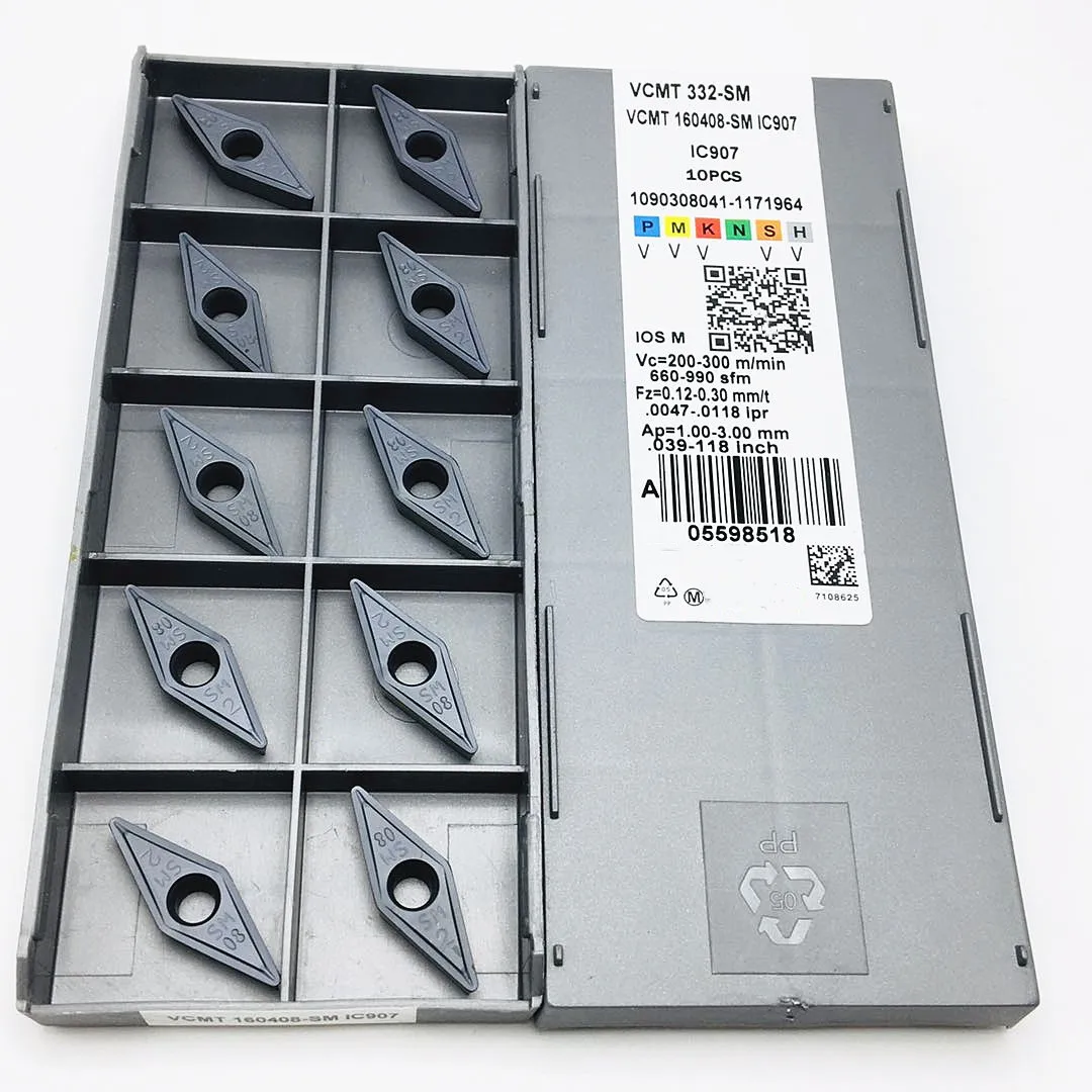 VCMT160408 SM IC907 IC908 твердосплавные инструменты для токарного станка с ЧПУ
