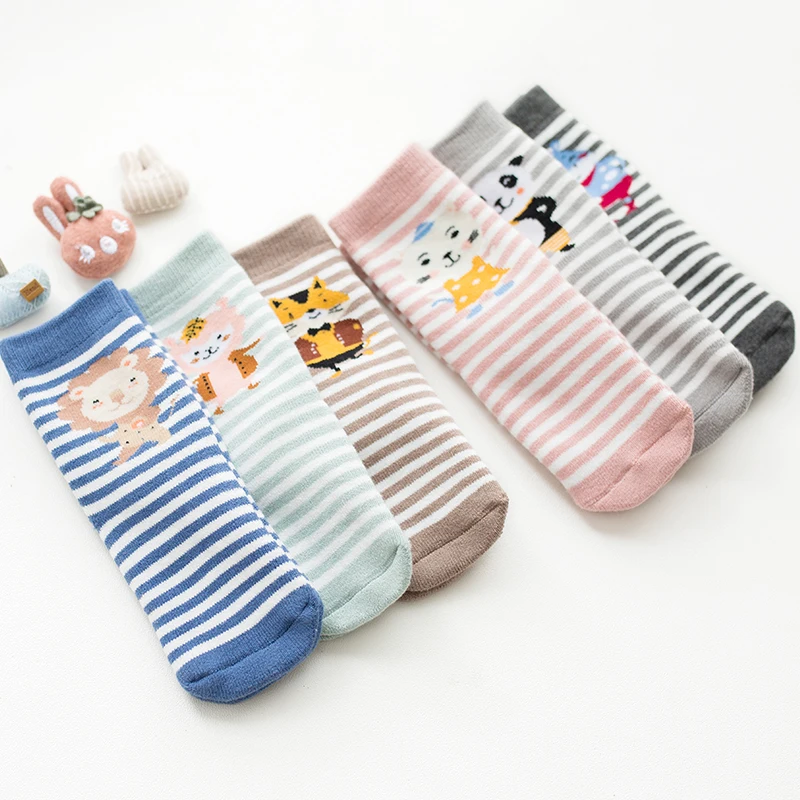 

Ins New Arrival Cartoon Kawaii Funny Animal Crew Socks Cute Warm Soft Tube Style Packing Gift 1 Pair
