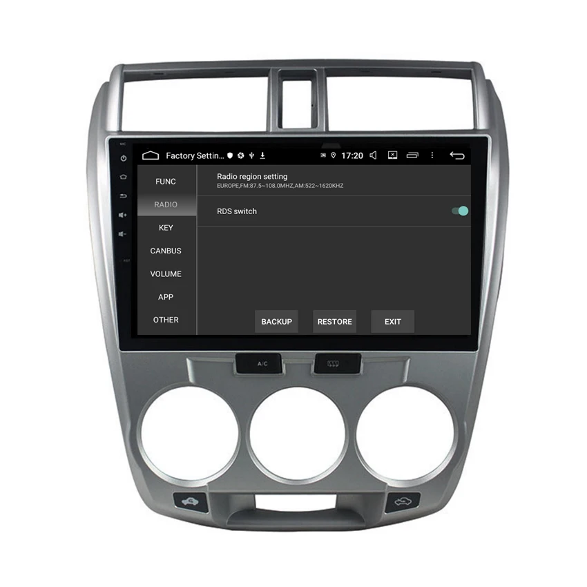 Автомагнитола Krtabo мультимедийный плеер на Android 4 Гб ОЗУ для Honda CITY 2006 2007 2008 2009 2010 2011