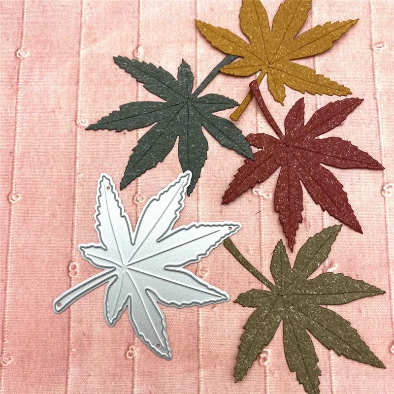 

Reunion 2020 Maple Leaf Metal Cutting Dies DIY Scrapbooking Paper Photo Album Crafts Knife Mould Cards Blade Punch Decor Stencil