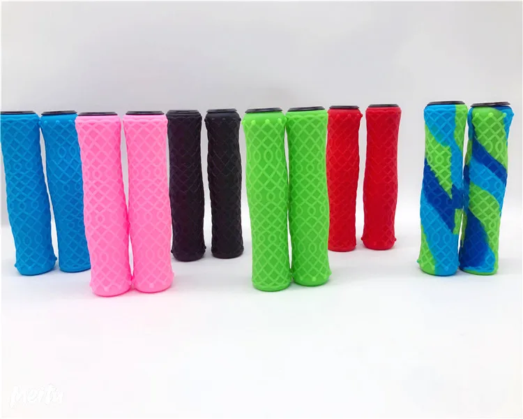 LITEPRO MTB велосипед Girps 22,2 мм силикагель Нескользящая ручка 412 складной велосипед Удобный руль ручка конфеты красный/синий/зеленый/розовый