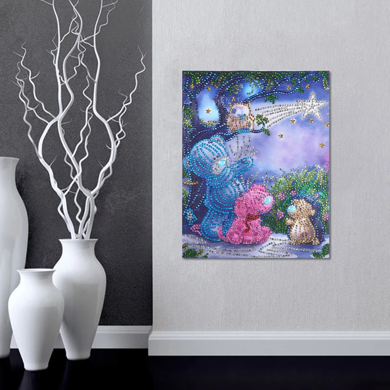 Алмазная живопись наборы для вышивки крестиком рисунок медведя 5D алмазная