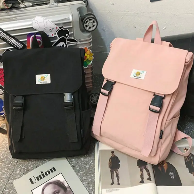 

Women Fashion Backpack Nylon Casual Rucksack for Teenage Girls School Bookbag Travel Daypack