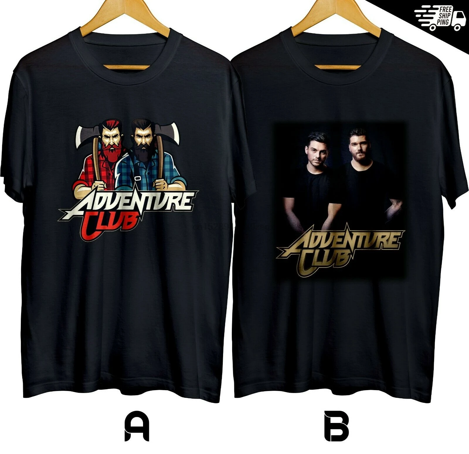 Adventure Club Dubsteb EDM музыкальная группа Альбом Футболка хлопок 100% S XL| |