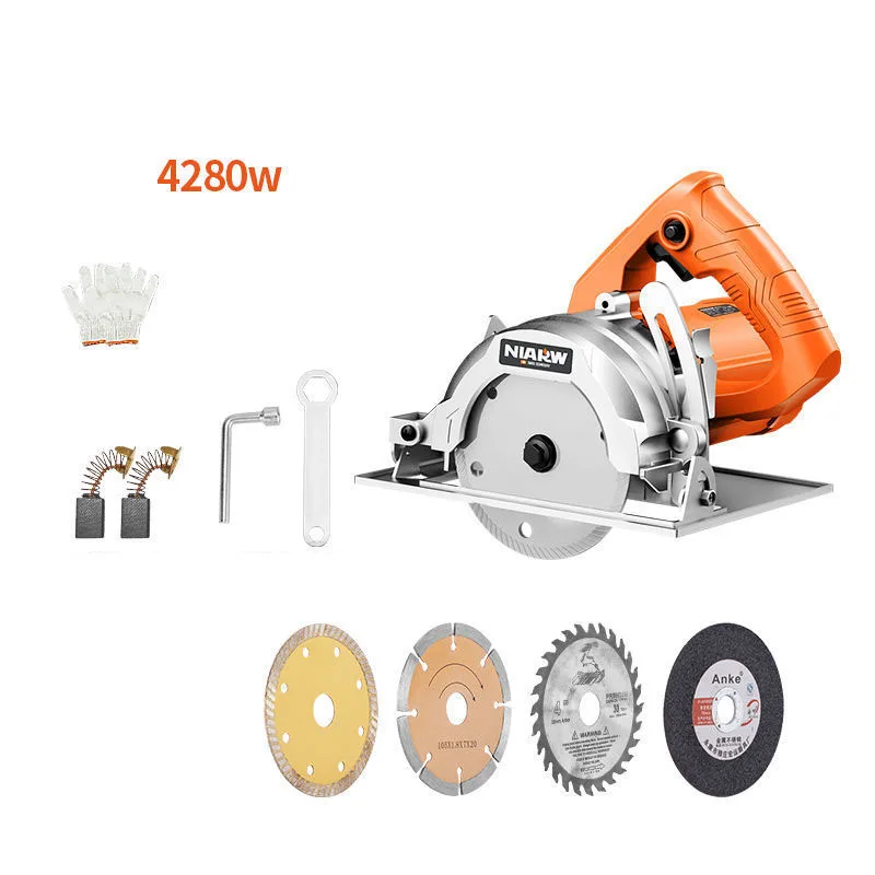 High Power Stone Cutting Machine Multi-Function Slotting Machine Woodworking Electric Saw For Marble Ceramic Tile 220V 4280W