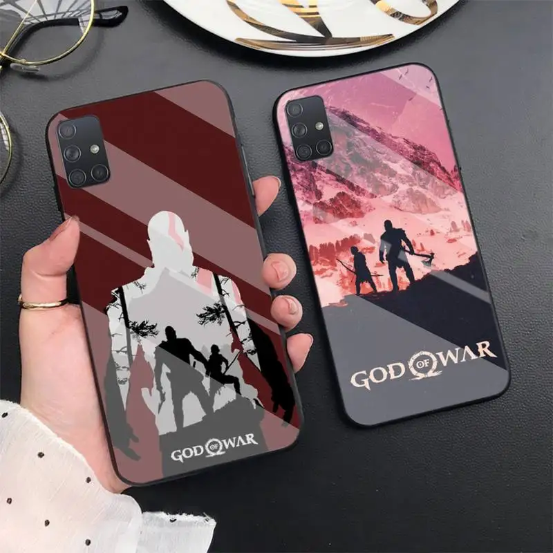 

God Of War Kratos Game Phone Case For Samsung S6 7edge 8 9 10e 20plus S20 Ultra Note8 9 10pro A72018 Tempered Glass