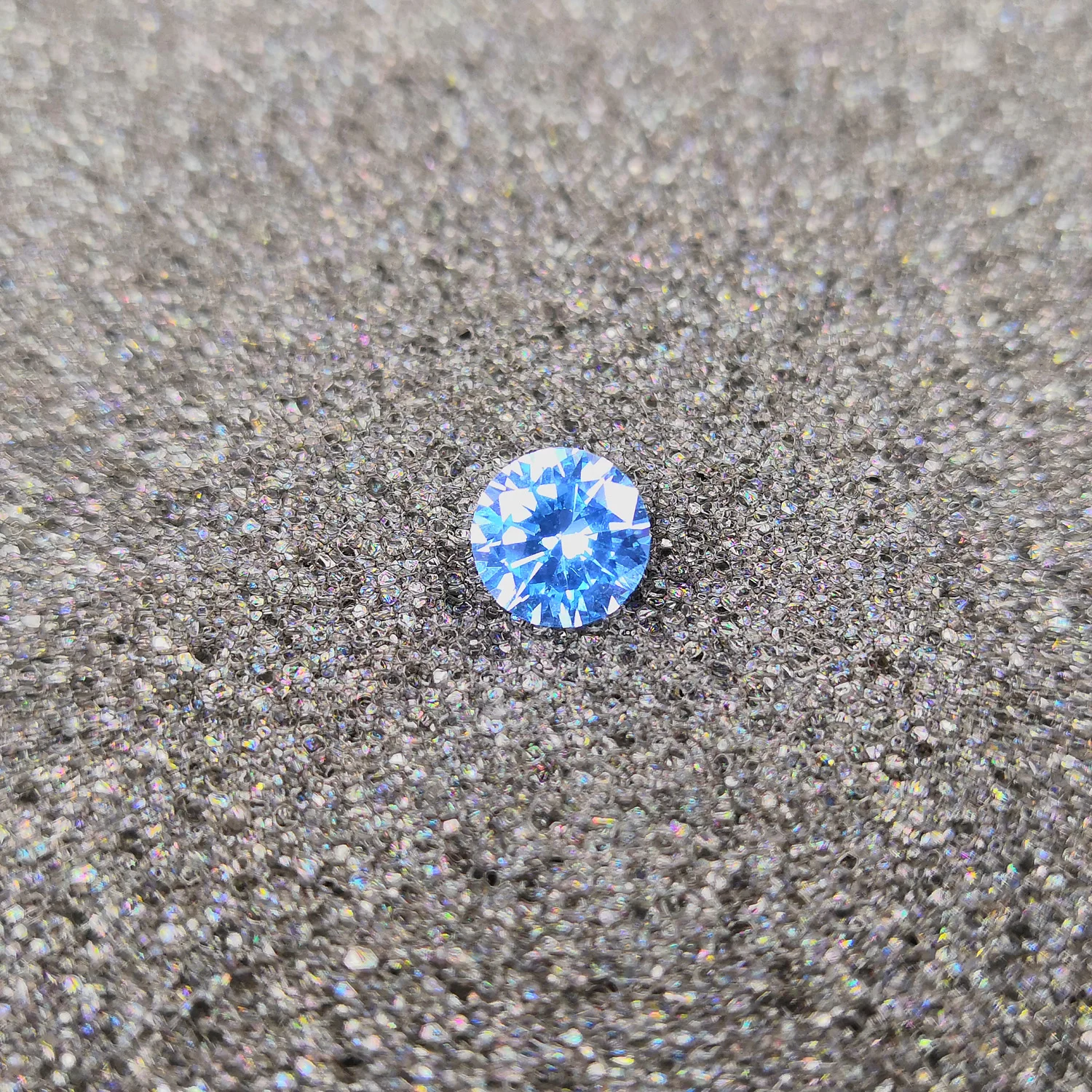 Высококачественный драгоценный камень кубический цирконий RS 7 мм 1 шт для