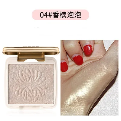 04 Novo Shimmer Glow Kit хайлайтер пудра палитра осветитель макияж тело лицо бронзант, контур хайлайтер Косметика осветляет кожу - Цвет: 04