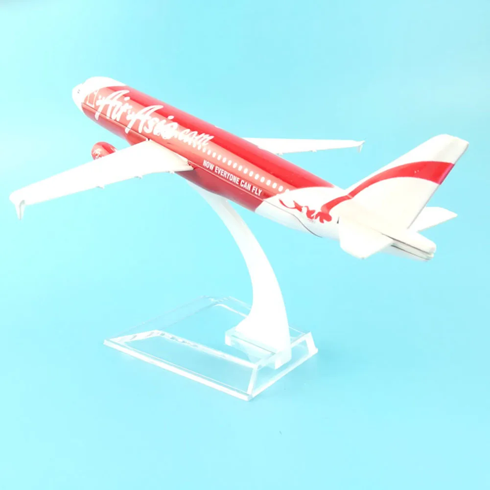 1/400 Air Asia A320 сплав самолет Коллекция Модель 16 см Металл самолета строительные