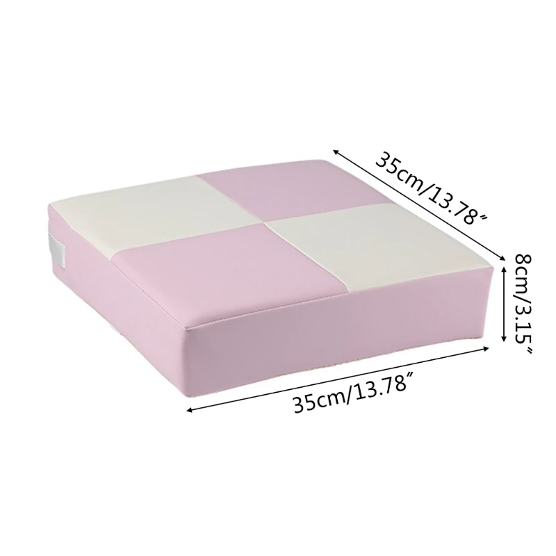 

35x35x8cm Child Toddler High Chair Seat Booster Baby Infant PU Leather Increasing Cushion Pad for Dining Table
