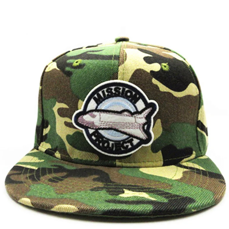 Корабле класса Шаттл вышивка Бейсбол Кепки хип-хоп Регулируемая Снэпбэк Шапки