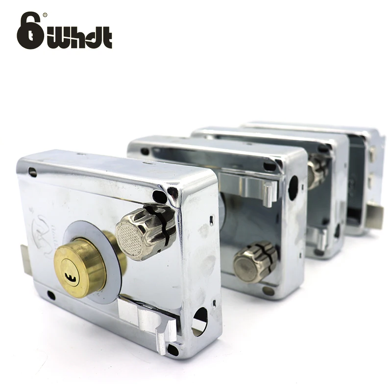 Наружный дверной замок WHDT латунный цилиндр с 4 ключами защита от кражи для