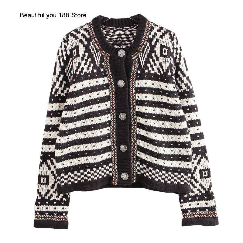 

Вязаный жакет, женский весенний Кардиган с длинным рукавом, 2020