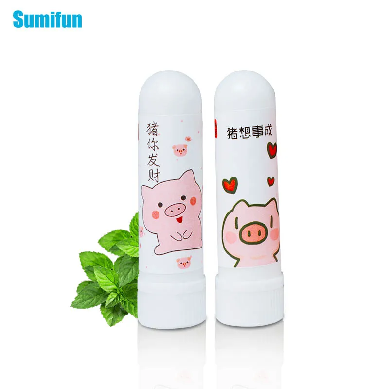 С изображением героев из мультфильмов 1 штука ринит мята контейнеры для носовых