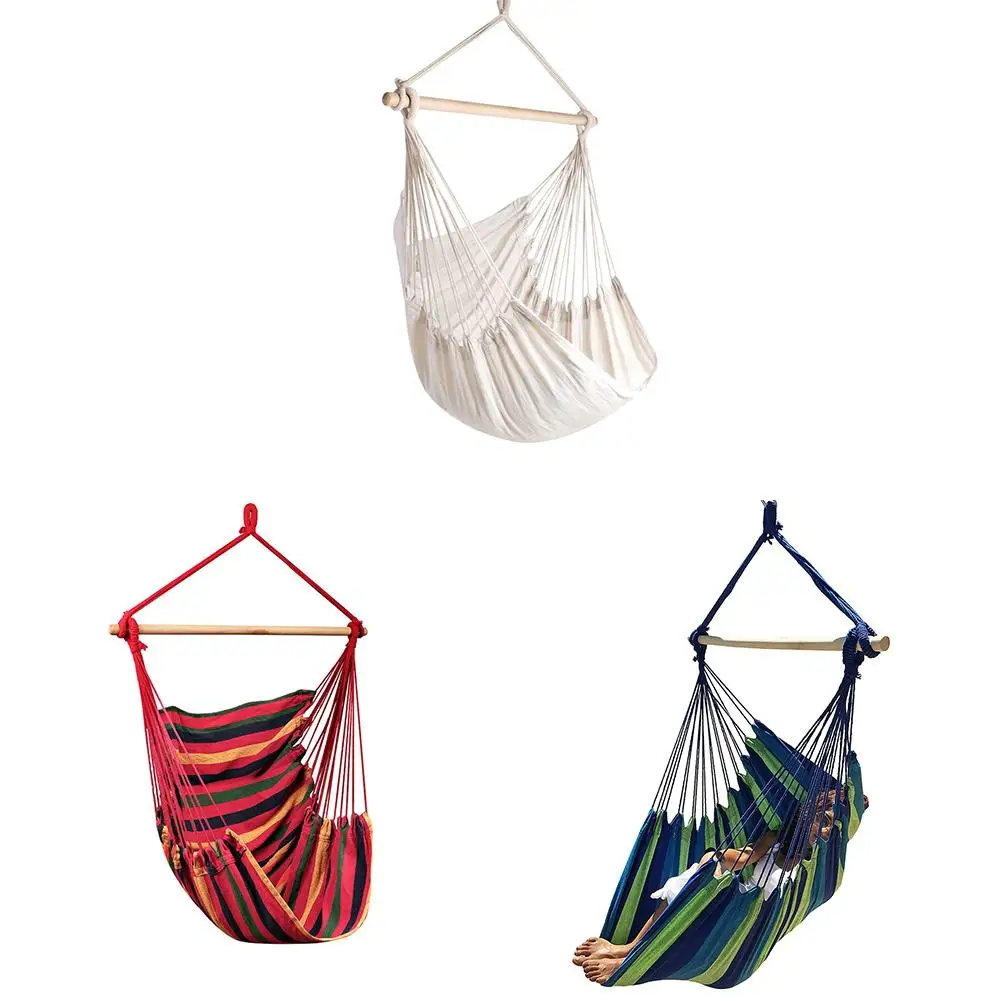 Портативный подвесной гамак для путешествий кемпинга качели кровать стул улицы