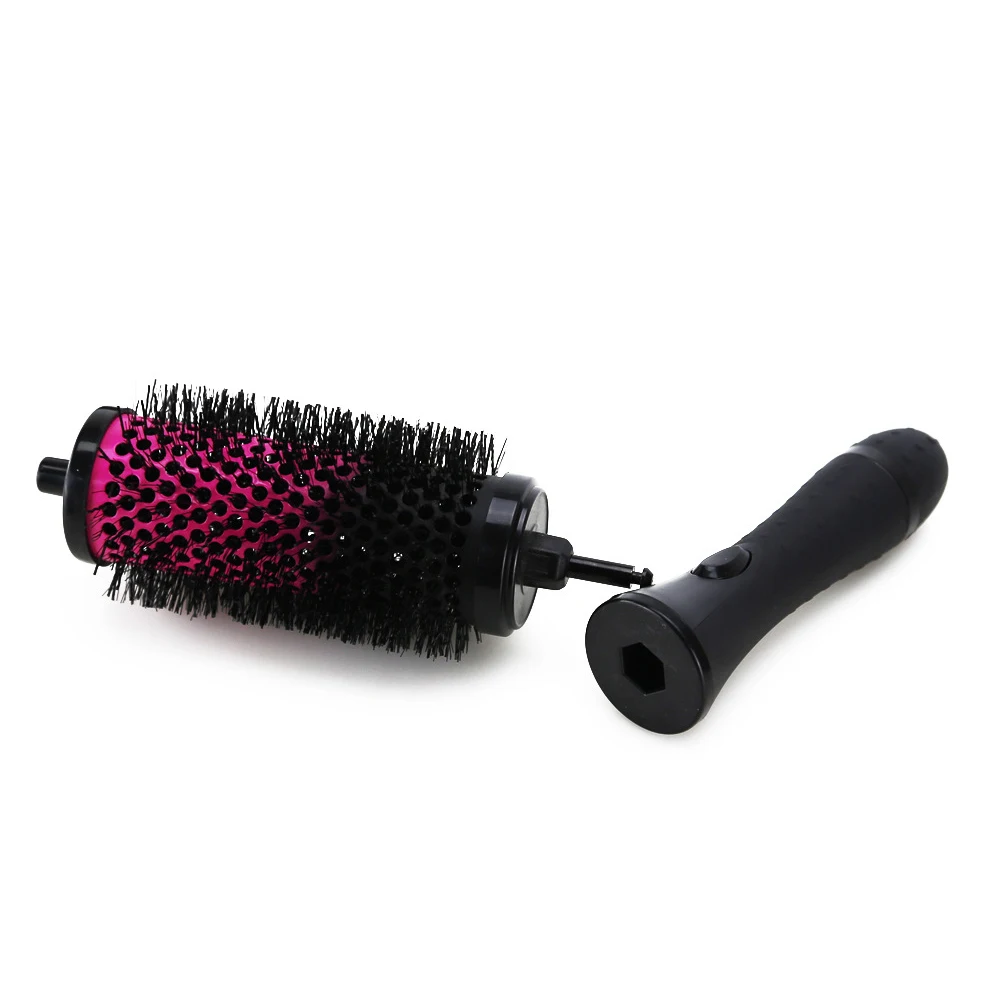 

6pcs/set 3 Sizes Pink Detachable Handle Hair Roller Brush Curler Comb Hairdresser Hair Comb Styling Tools Salon Hair Brushes