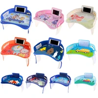 cartoon sroller safety table tray waterproof holder kids toy food drink table portable car baby seat table