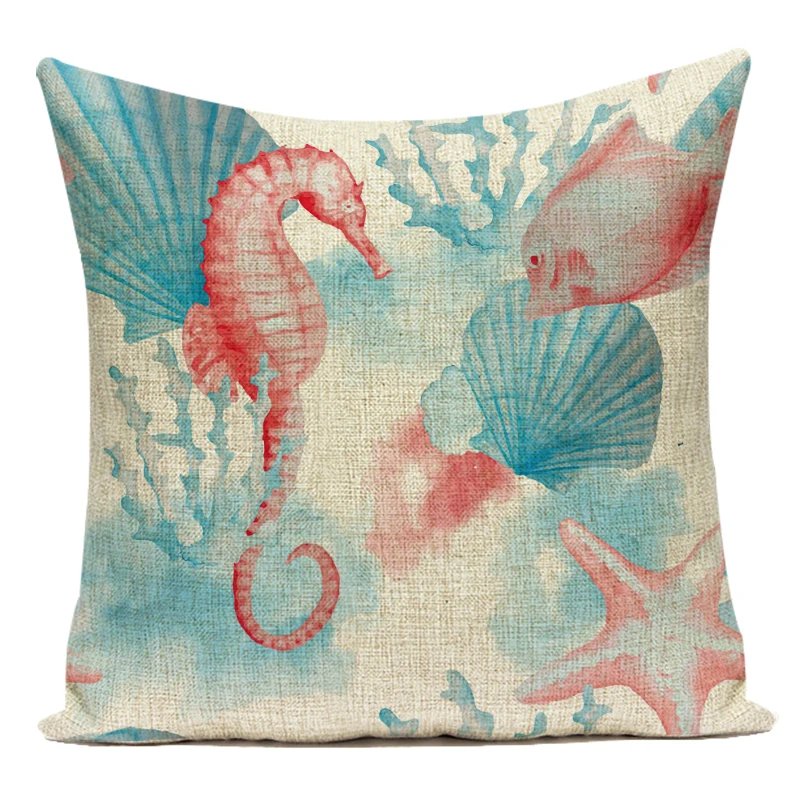 

Чехол для подушки LSQDVQ Морская жизнь