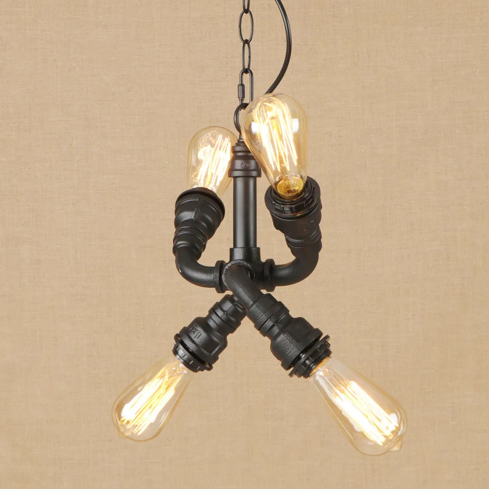 Винтажные классические Серебряные подвесные светильники iorn в американском