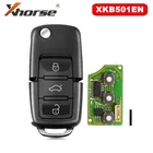 Пульт дистанционного управления Xhorse XKB501EN для Volkswagen B5 Style Remote Key 3 плата кнопок, 1 шт.