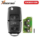 Xhorse XKB501EN проводной дистанционный ключ для Volkswagen B5 Style дистанционный ключ 3 плата кнопок 1 шт.