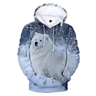 Весенне-осенние повседневные 3D толстовки с самоидом женские и мужские свитшоты Harajuku kpop принт с улыбающимся ангелом Женский пуловер