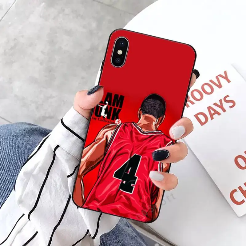 

Slam dunk anime manga Phone Case for iPhone 11 12 mini pro XS MAX 8 7 6 6S Plus X 5S SE 2020 XR