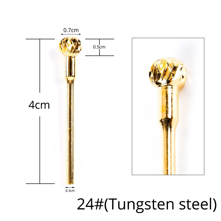 Alileader Nail Draill For Electric Drill Ceramic Drill Nail For Nail Art Instrument Safe Cutter For Cutter Manicure - Цвет: 24