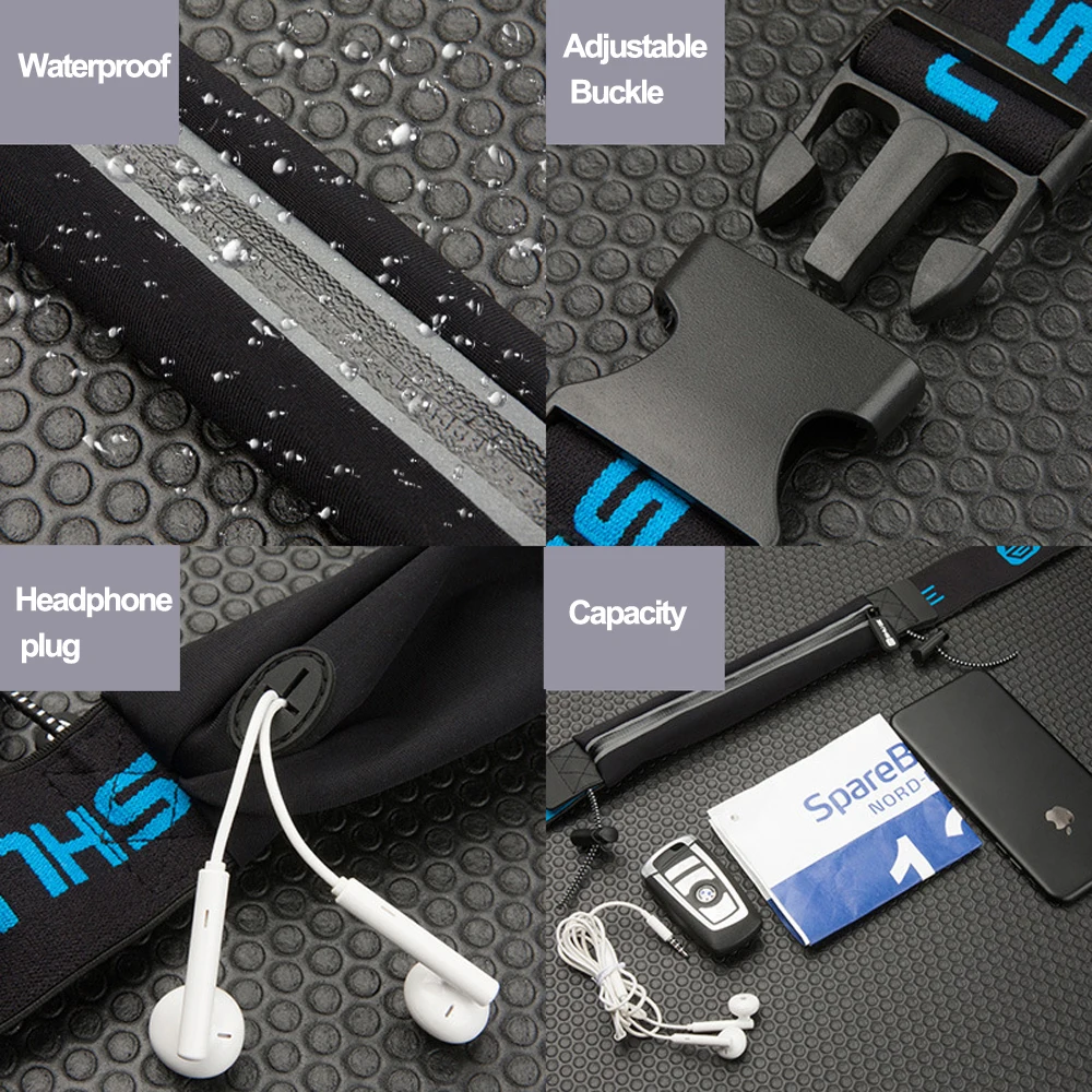 Поясная Сумка для бега телефона марафона путешествий велоспорта фитнеса