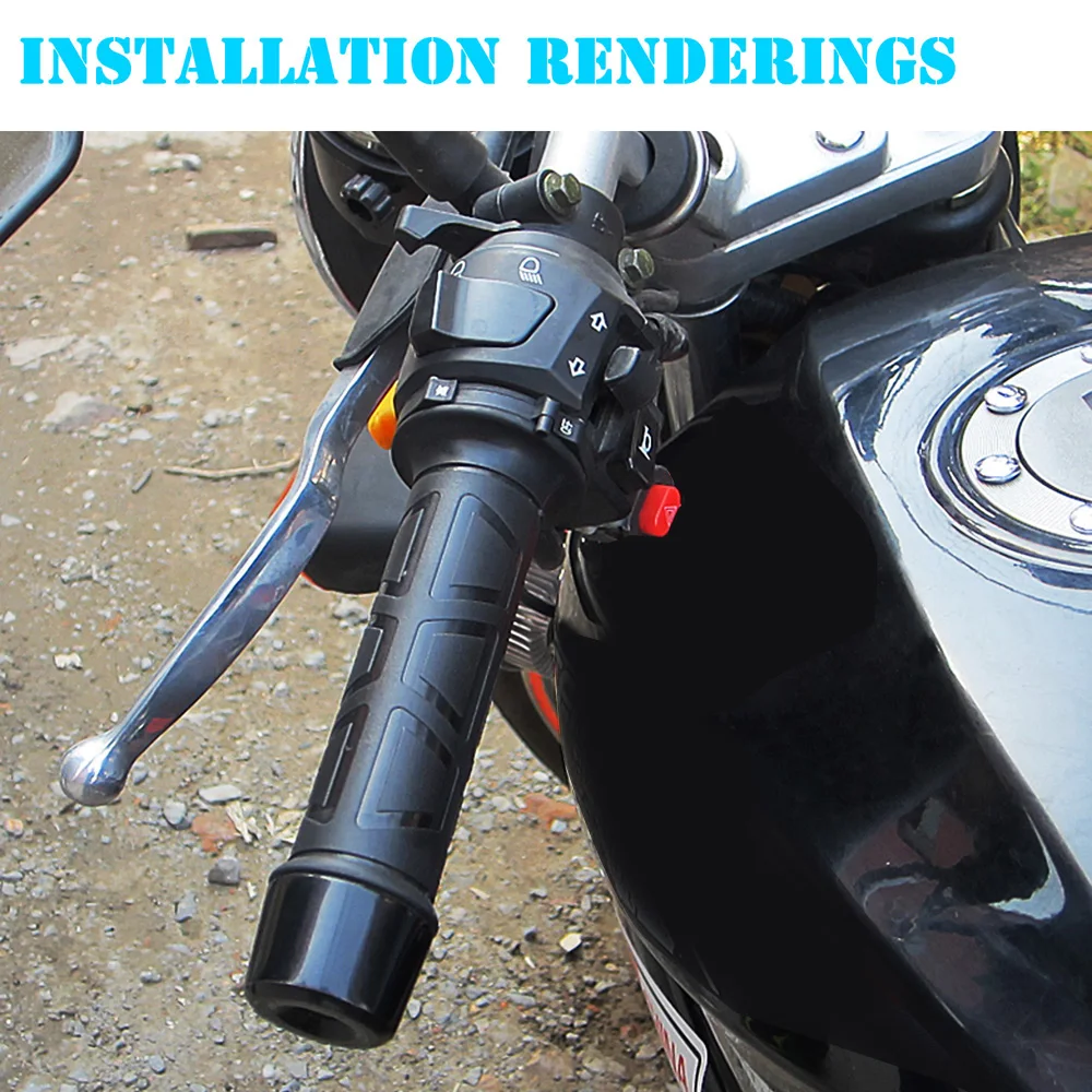 1 пара 12V мотоциклов Подогрев ручка многоскоростной Регулируемый нагревательный