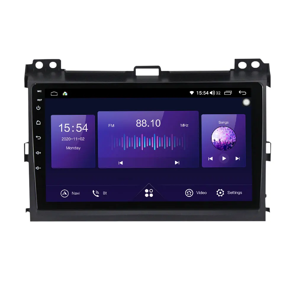 NaviFly 6 ГБ + 128 Android 11 автомобильное радио Аудио мультимедийный плеер для Toyota Land Cruiser