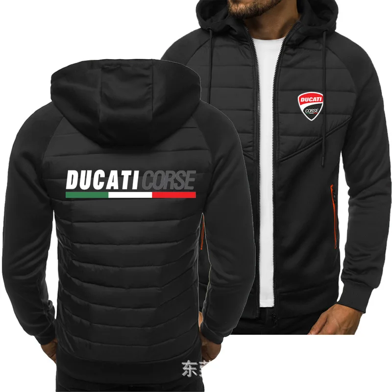 Куртка Ducati мужская с принтом логотипа мотоцикла Повседневная модная брендовая в