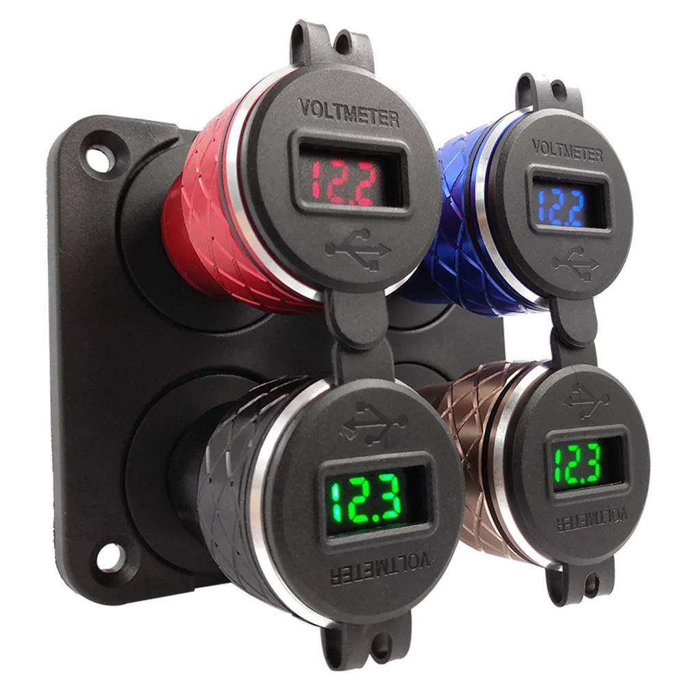 Мини QC 3 0 Быстрая зарядка для мотоцикла DIN USB адаптер питания Hella BMW R1200GS R1200RT Triumph Tiger