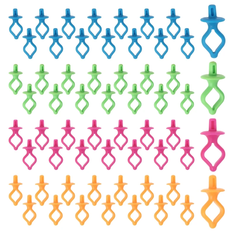 

60pcs Bobbin Holder Thread Spools Sewing Tools for Type A L M Bobbins Embroidery 57BB