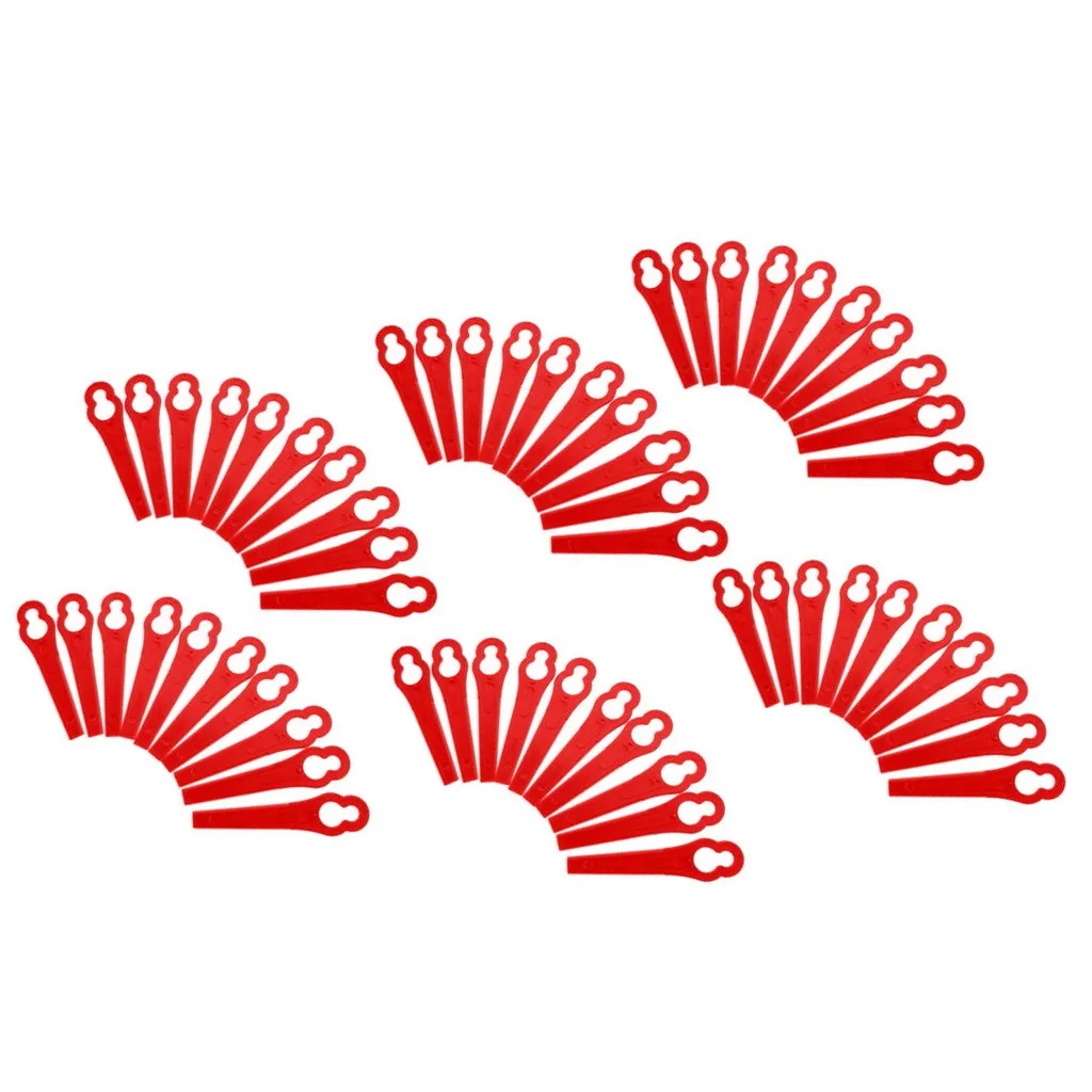 

Replacement Knife Set For Grass Trimmers Accessories 60 Plastic Knives Lawnmower Grass Trimmers Accessories Tool Part 2021 #763