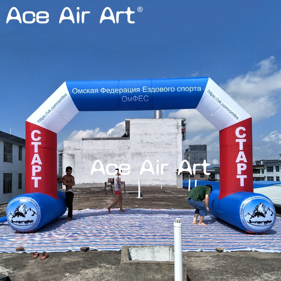 

Highly Recommend Giant Inflatable Sport Race Arch with Logo for Advertising and Event Promotion