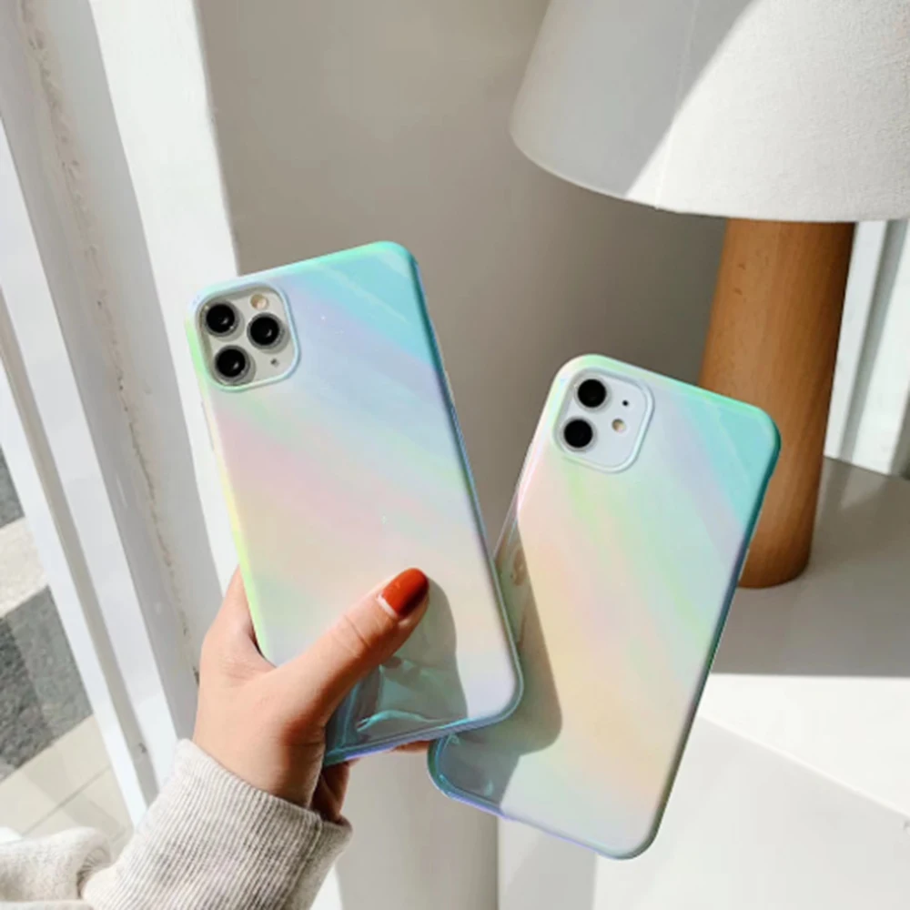 Противоударный чехол для телефона iPhone 11 Pro Max XR XS 7 8 Plus X Мягкая задняя крышка