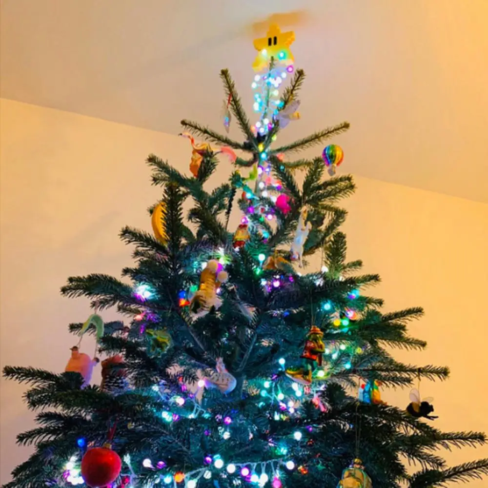 2021 Рождественская фотография звездная елка Топпер мишень вторая мощность