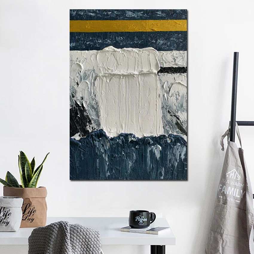 

100% Handmade High Quality Oil Abstract New Arrival Painting Modern Wall Pictures For Living Room Home Decoration No Framed