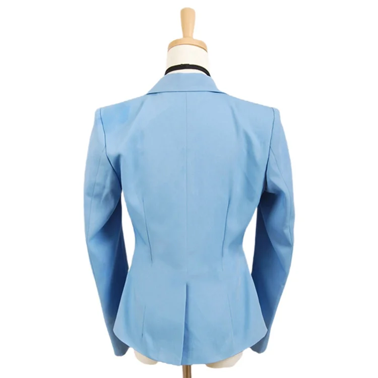 

New Anime Ouran High School Host Club Cosplay School Uniform Blazer Blue Jacket Haruhi Kyoya Hikaru Takashi Halloween Costume