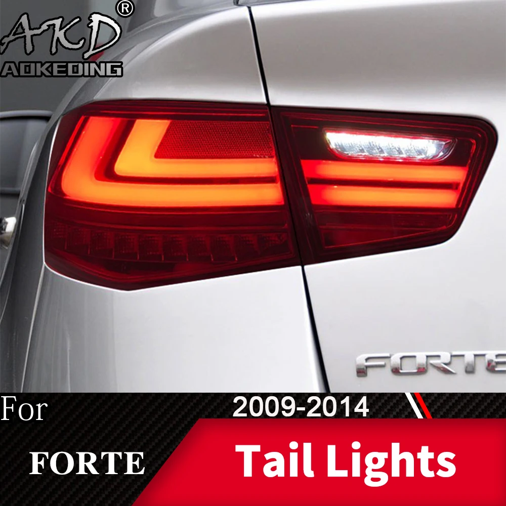 Задняя фара для автомобиля Kia Forte 2009 2014 Cerato светодиодный задние фары