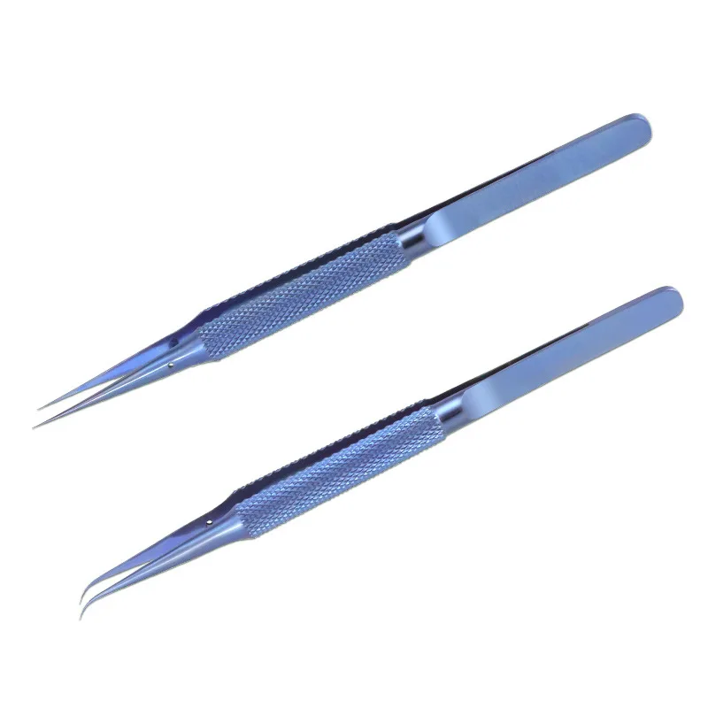 0.15mm Edge Titanium Alloy Precision Fingerprint Tweezers Conductor Fly Wire Mobile Phone Mainboard Chip Repair Tools