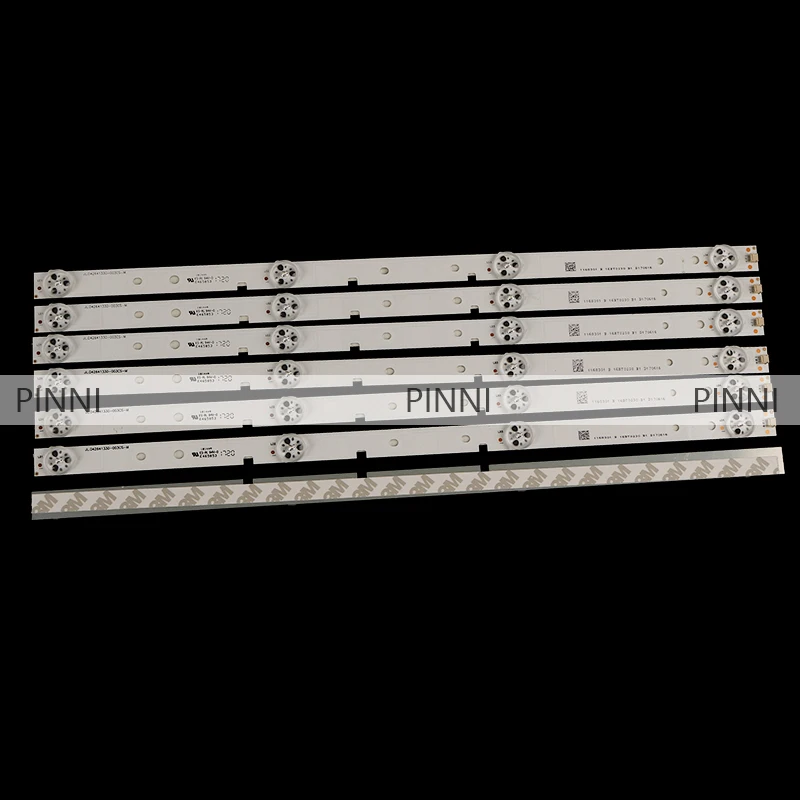 Оригинальный для hisense LED43K3100 LED43H1600 LED42K1800 светильник полосы 4 s 7 поликоровая
