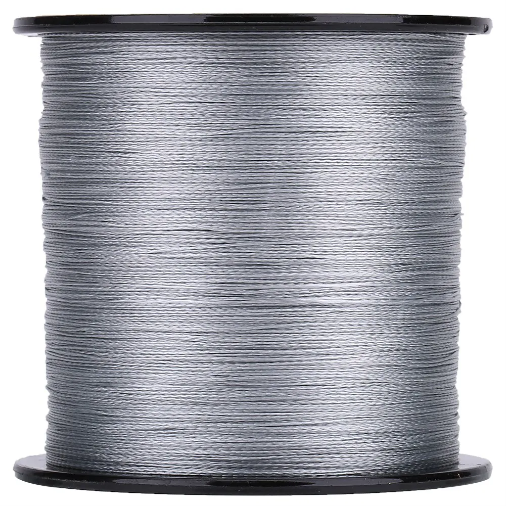 

500m PE Braided 4 Strands Super Strong Fishing Lines Multi-filament Fish Rope Cord Grey fishing