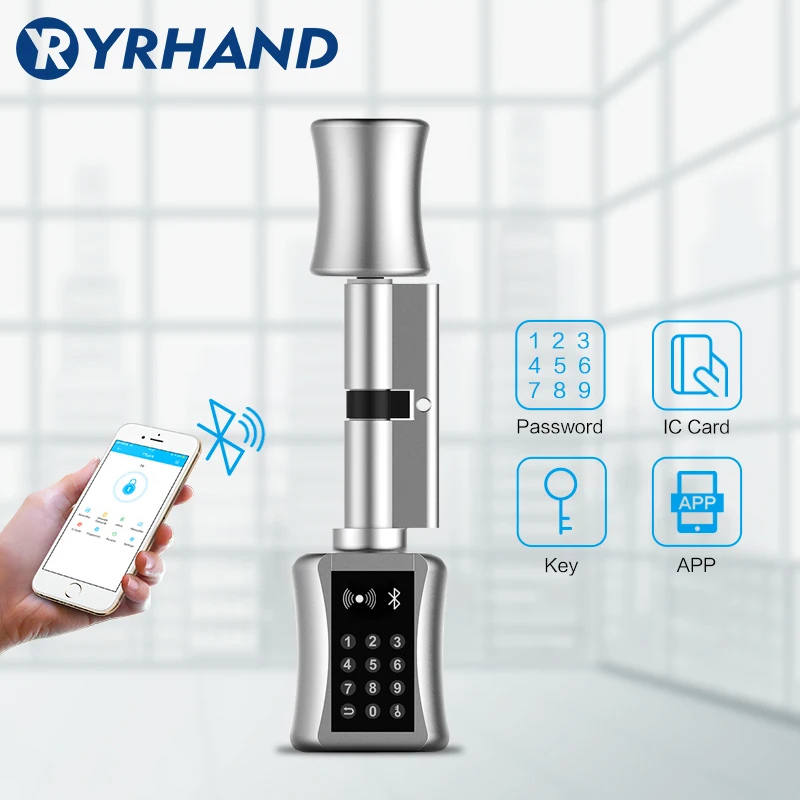 TT замок apSmart DIY без ключа двойная Замена цилиндрический приложение WiFi евро