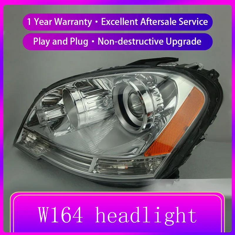 

Headlight for Benz W164 ML280 ML320 ML350 2005-2008/ 2009-2011 Year Chrome Housing