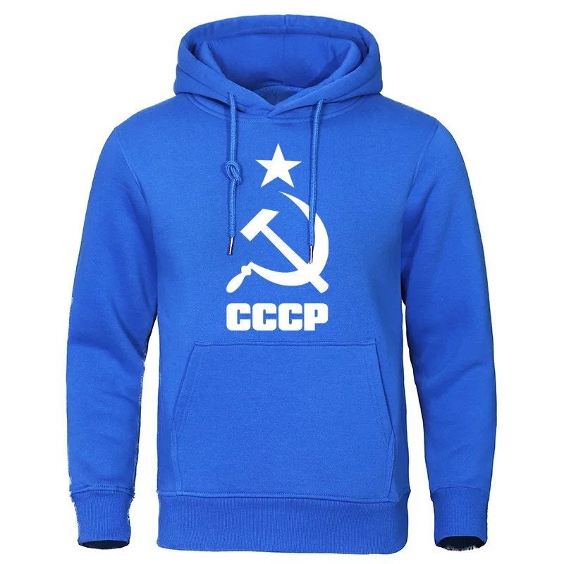 2019 Осенняя мужская одежда СССР русские мужские толстовки хлопковые Москва