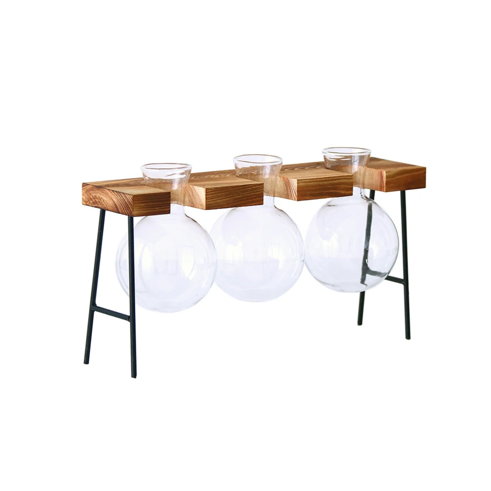 

Vases Frame Stand Terrarium Glass Removable Modern Decoration Flower Pot