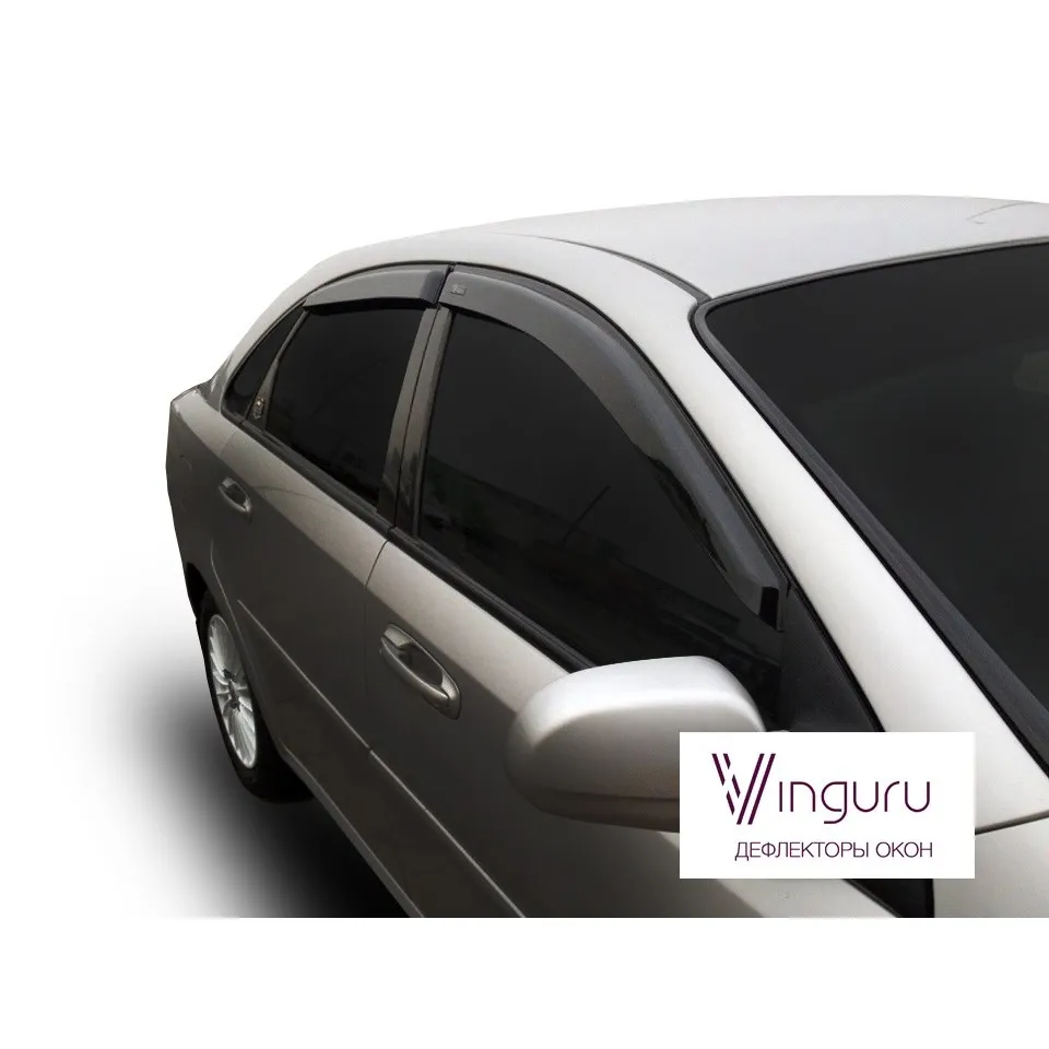 Дефлекторы окон для Hyundai Solaris 2011- сед накладные скотч к-т 4 шт. Vinguru